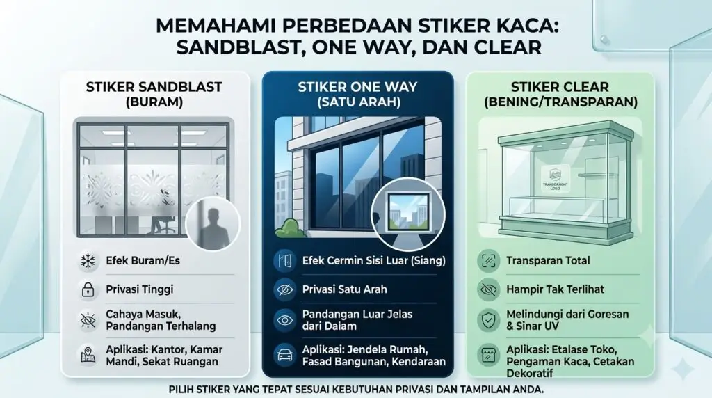 Perbedaan Stiker Kaca