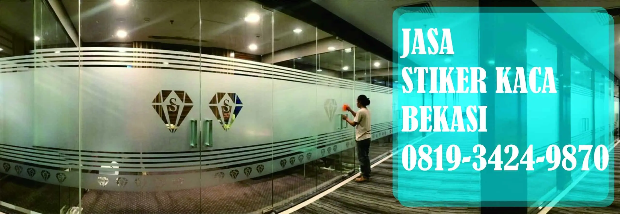 STIKER KACA BEKASI