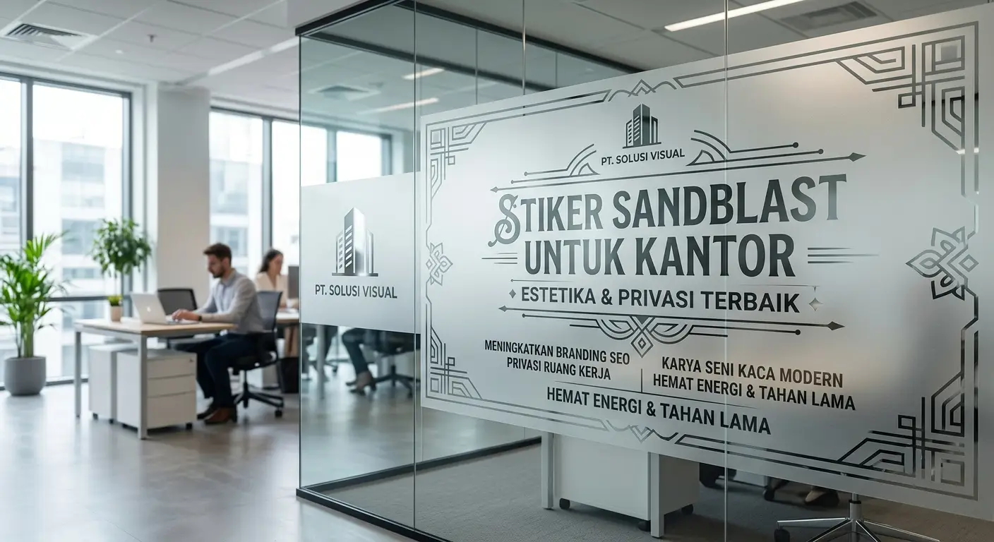 stiker sandblast